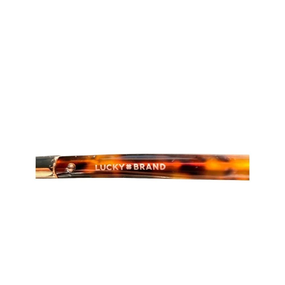 Lucky Brand Women‎ Black Tortoiseshell Square Eyeglasses D224 5416140